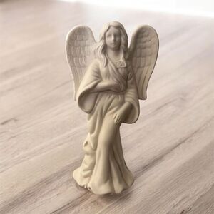 Angels By Shirlee Cherub Ceramic Ivory Off White Figures Figurines Collectable S